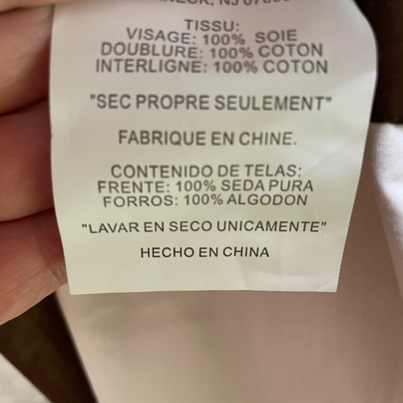 12 Double lined silk drapes - Picture 4 of 5